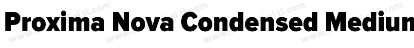 Proxima Nova Condensed Medium字体转换